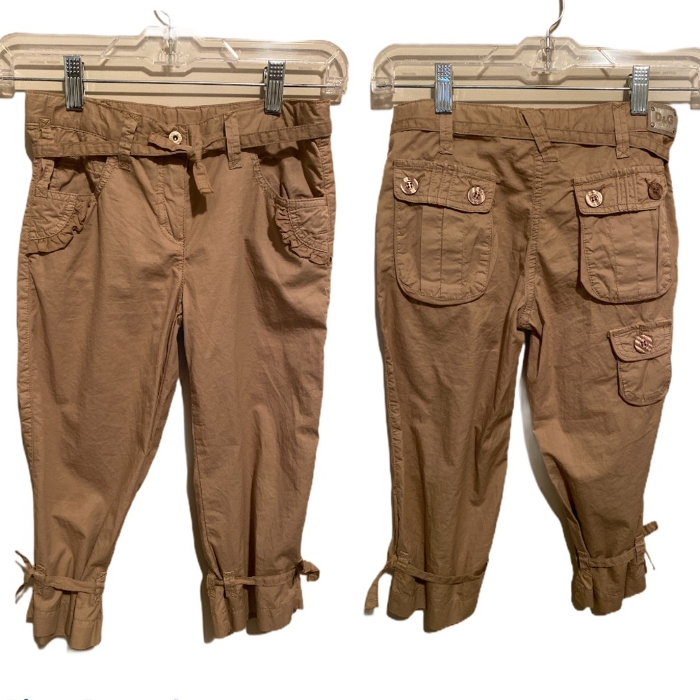 Dolce and Gabbana Khaki Capri Adjustable